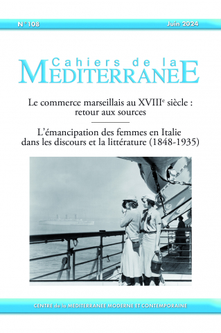 Couverture de Laura Fournier-Finocchiaro, Barbara Meazzi. L'émancipation des femmes en Italie dans les discours et la littérature (1848-1935). Cahiers de la Méditerranée, n° 108, 2024