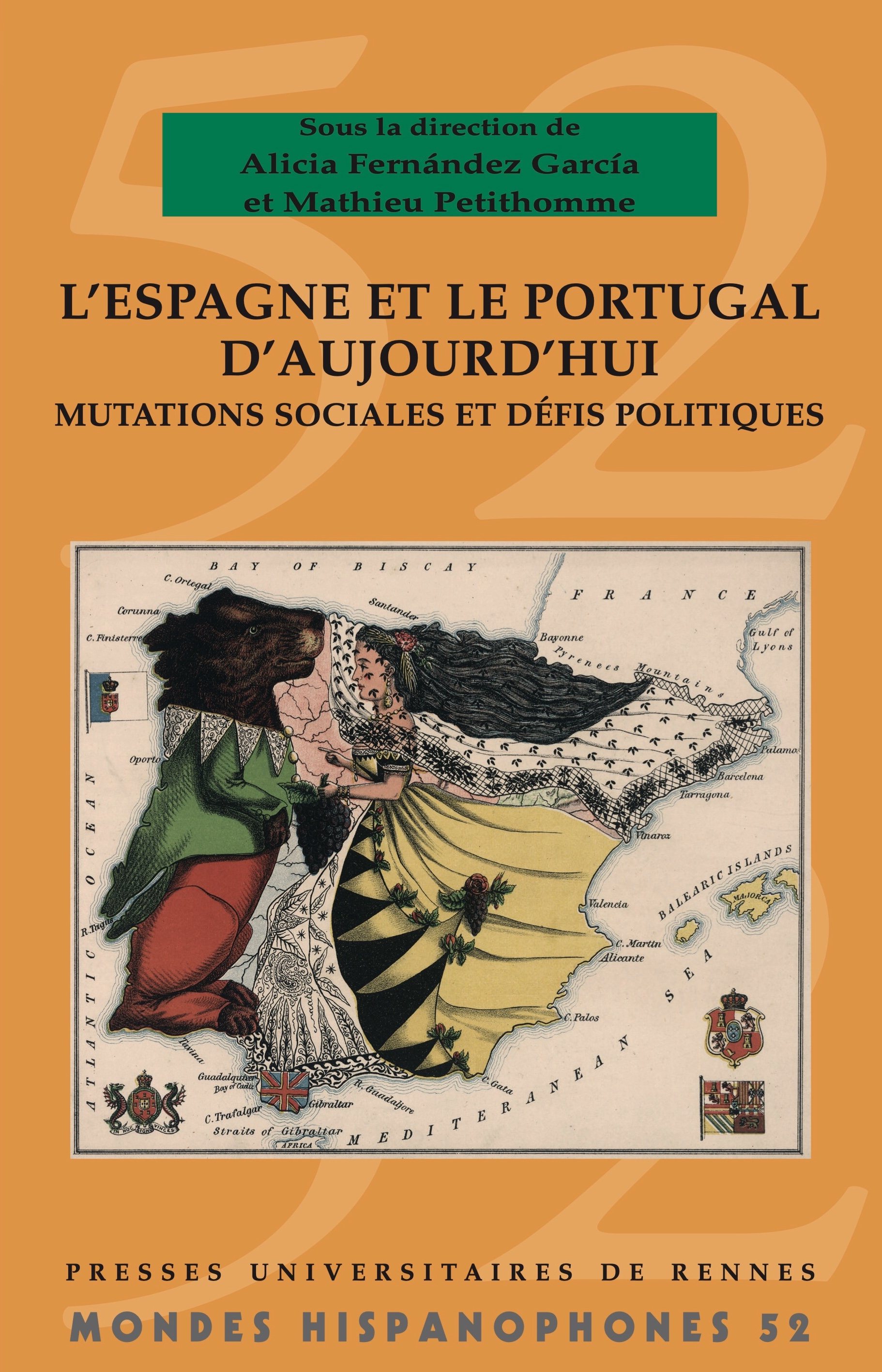 Couverture de L'Espagne et le Portugal d'aujourd'hui. Mutations sociales et défis politiques, 2022 