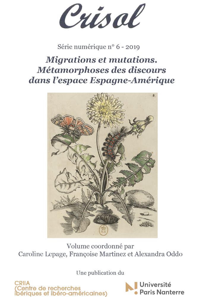 Couverture de Migrations et mutations. Métamorphose des discours dans l'espace Espagne-Amérique, 2019