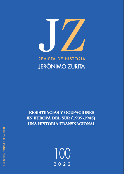 Couverture de Resistencias y ocupaciones en Europa del Sur (1939-1945) : una historia transnacional, 2022