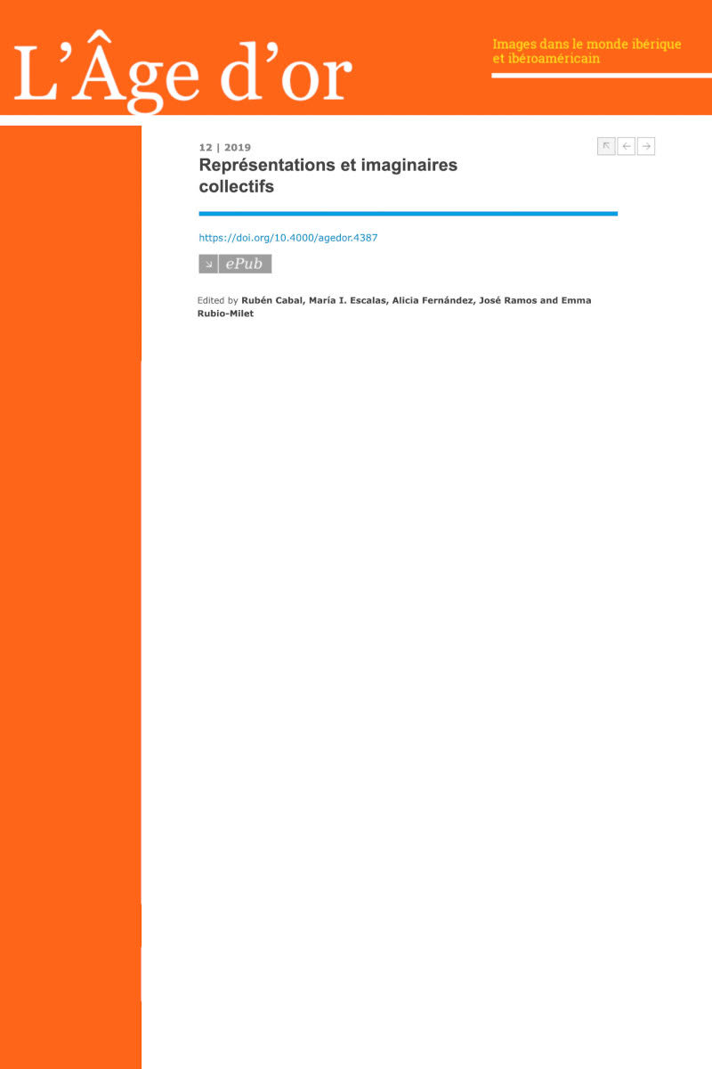 Couverture de Représentations sociales et imaginaires collectifs dans le monde hispanique, 2019