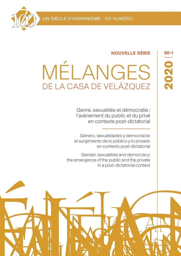 Couverture de Genre, sexualités et démocratie : l'avènement du public et du privé en contexte post-dictatorial, 2020